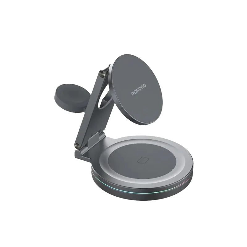Porodo FWC039 Three-Device Wireless Charger PIXEL