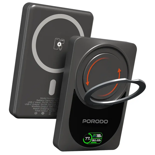 Porodo PB086 10000mAh Qi2 Wireless Power Bank