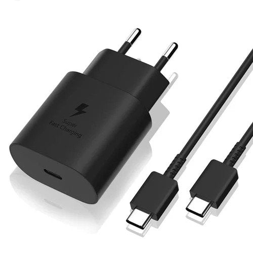 Samsung 25W Power Adapter and USB Type-C to C Cable(3A/1m) PIXEL